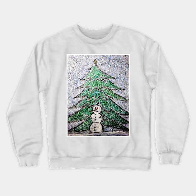 Snowman Crewneck Sweatshirt by backline